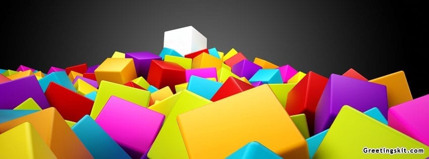 00 3D Colorful HD Facebook Cover