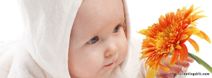 Cute Baby FB Timeline Cover Banner