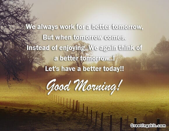 Good Morning - Picture Quote HD