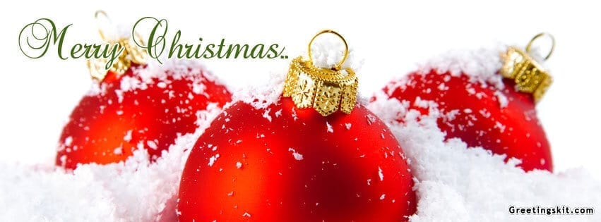 Merry christmas facebook timeline cover