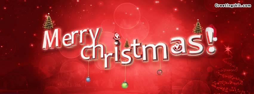 Merry Christmas FB Timeline Cover Image
