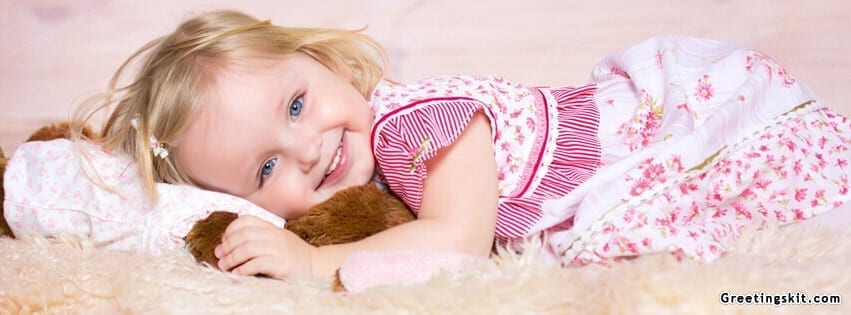 Smiling Baby Girl FB Cover Photo