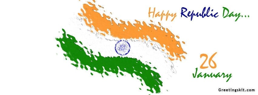 Happy Republic Day – India FB Cover