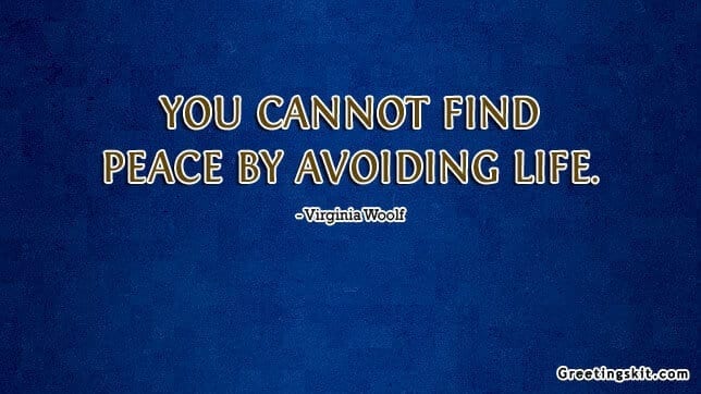 Avoiding Life – Picture Quote