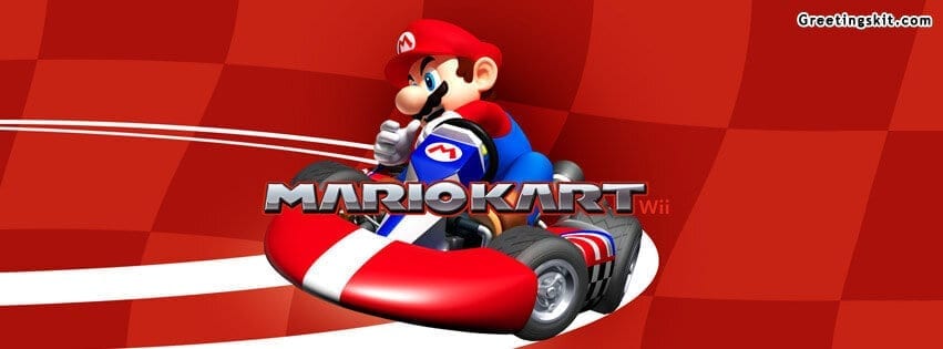 Mario Kart Wii Facebook Timeline Cover