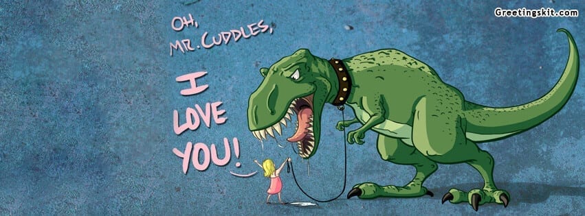 Cartoons dinosaur Facebook Cover