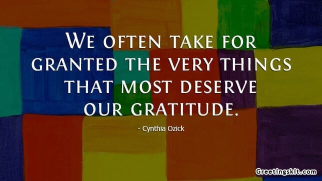 Gratitude – Picture Quote