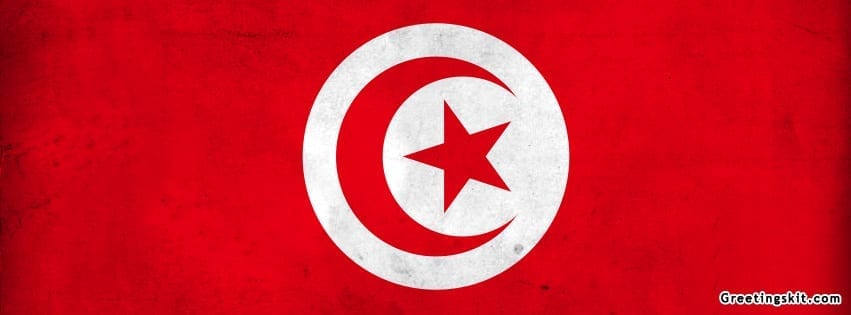 Tunisian Flag Facebook Cover