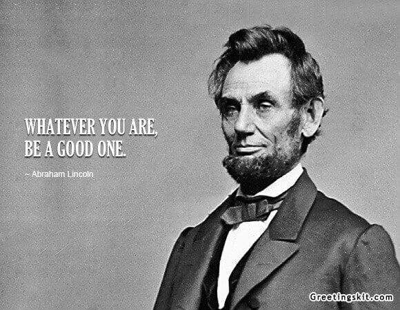 Abraham Lincoln – Picture Quote