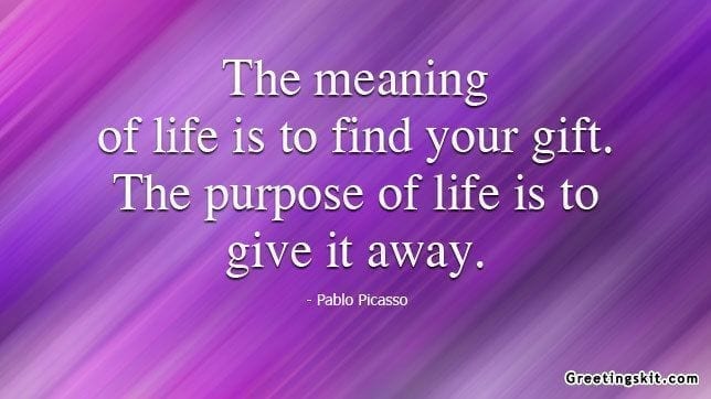 Meaning of Life – Picture Quote