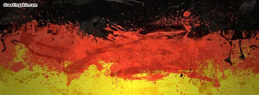 Germany Flag Facebook Timeline Profile Cover Design