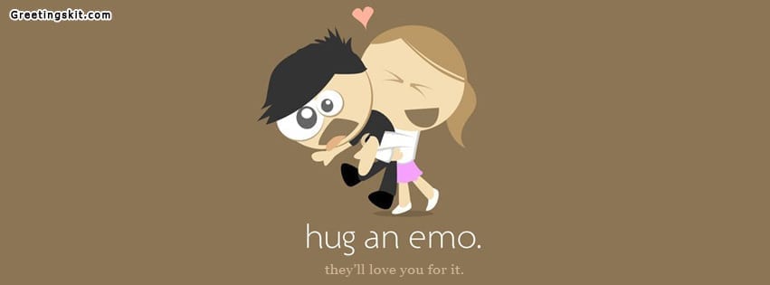Hug An Emo Facebook Timeline Cover
