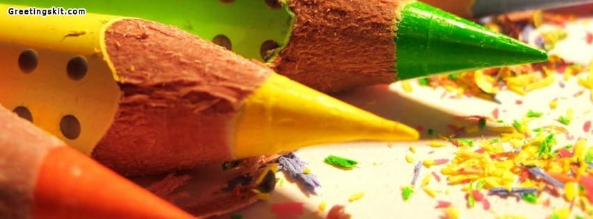 Colored Pencil Facebook Timeline Cover