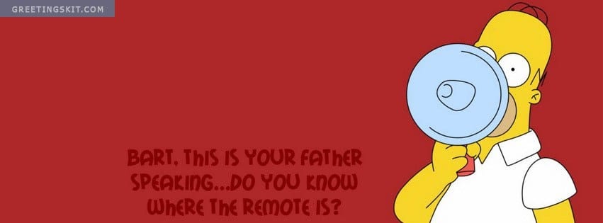 Funny Simpsons Facebook Timeline Cover