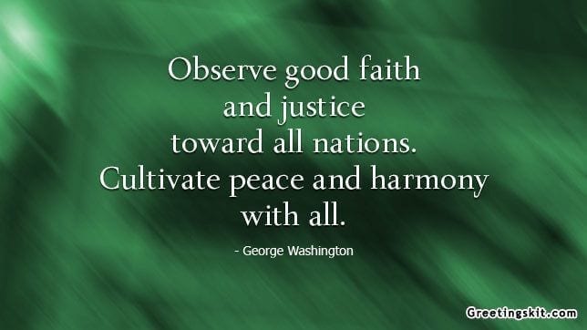 George Washington – Picture Quote