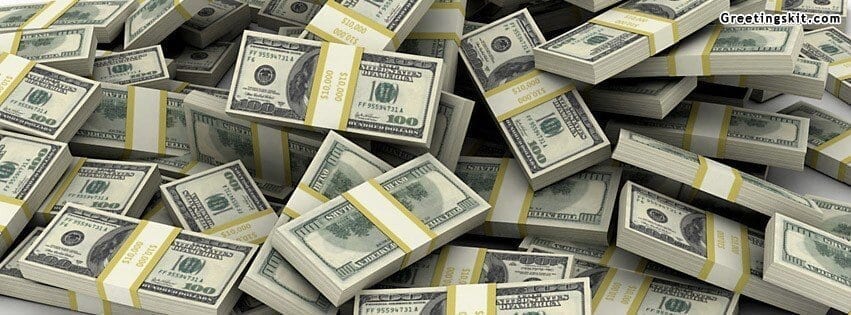 Bunch of Dollars Facebook Cover