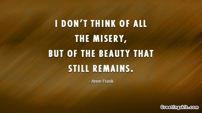 Anne Frank – Picture Quote