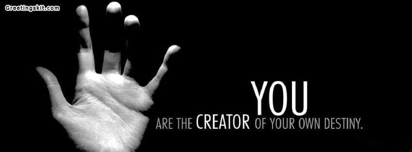 YOU Are The Creator Facebook Timeline Cover