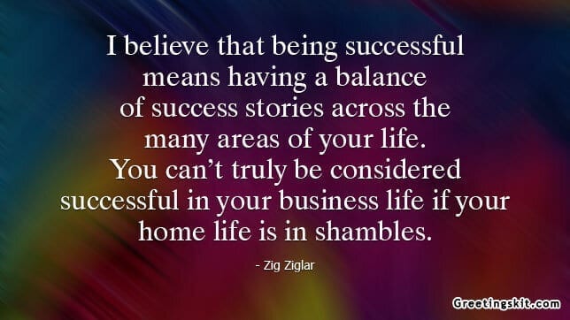 I Believe that Being Successful – Picture Quote
