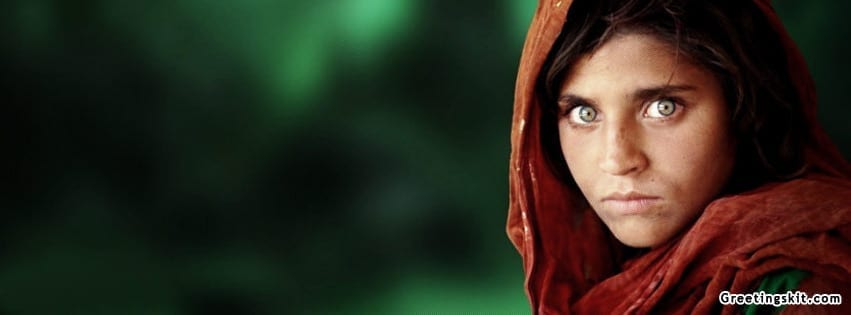 Afghan Girl Facebook Timeline Cover