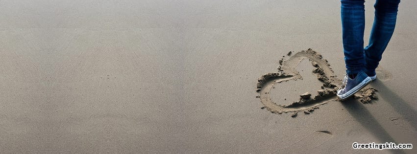 Heart in Sand fb timeline cover