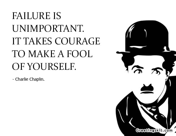 Charlie Chaplin – Picture Quote
