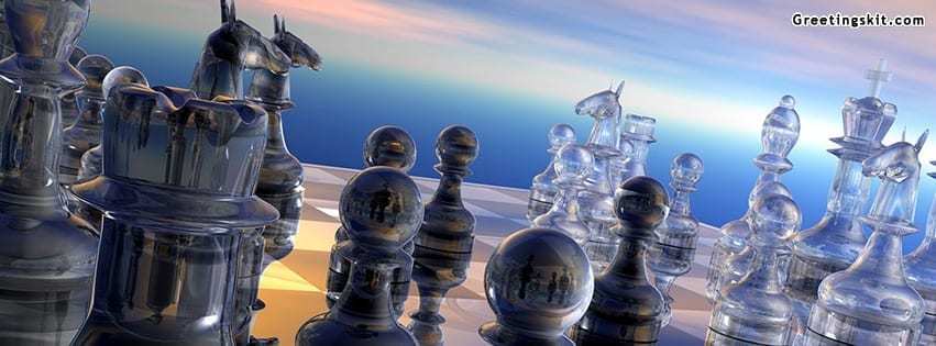 Chess 3D Facebook Timeline Cover