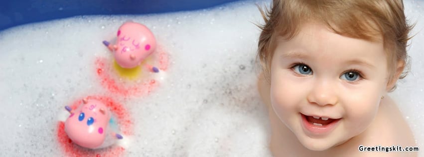 Smiling Cute Baby Facebook Timeline Cover
