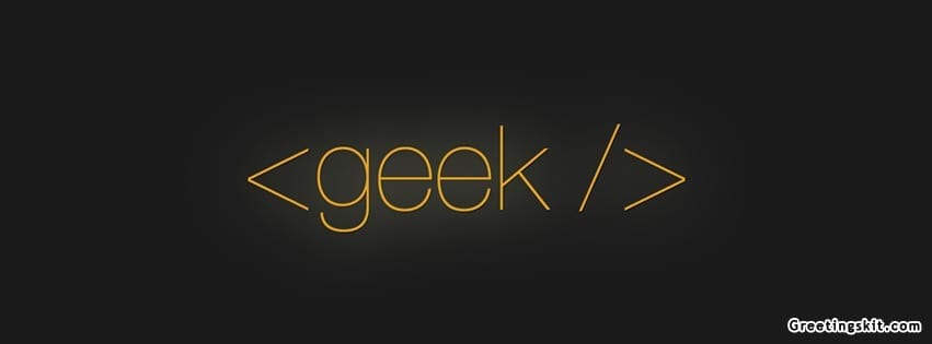 Geek Facebook Timeline Cover