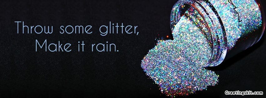 Glitter Girl Facebook Timeline Cover
