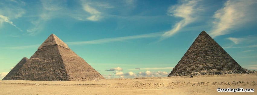 Pyramids in Egypt FB Cover