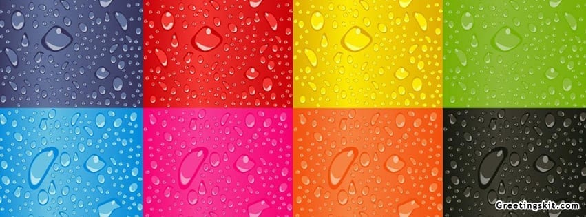 Wet Colors Facebook Timeline Cover