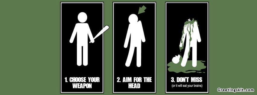 Zombie Survival Guide Facebook Timeline Cover